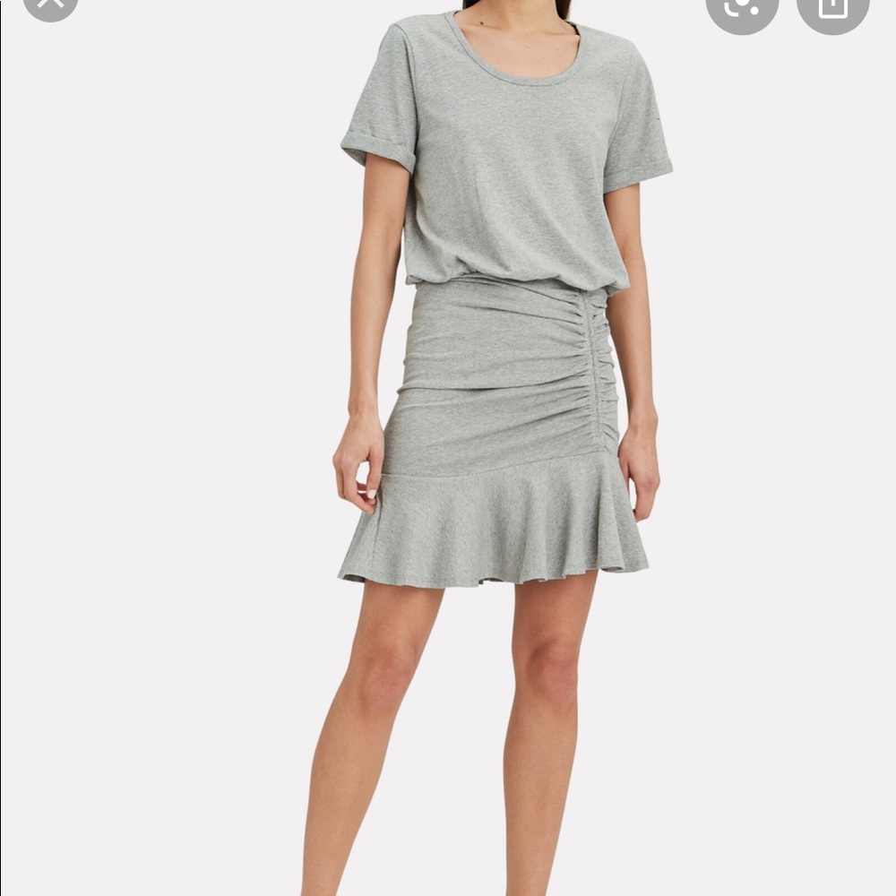 Veronica Bread Pima Ruched Mini Dress size XS